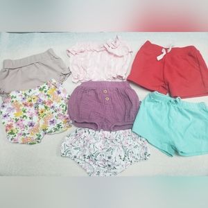 Baby Girl shorts/bloomers 0-3 months